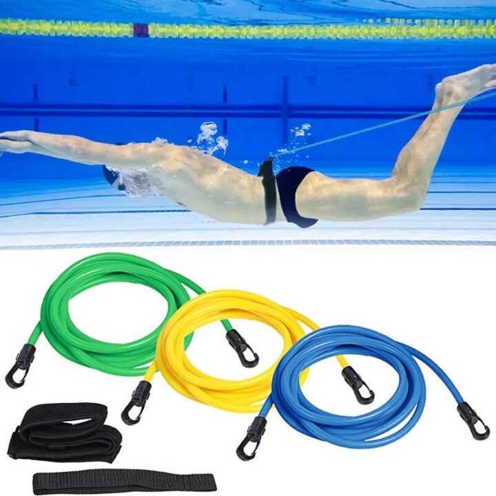 Adjustable Swimming Belt Elastic Swim Belt for Swimming Training ...